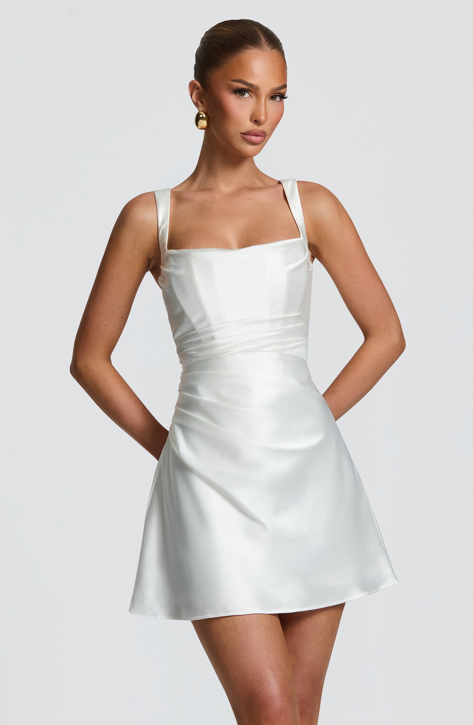 Calanthe Mini Dress - Ivory M.T