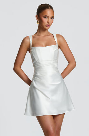 Calanthe Mini Dress - Ivory M.T