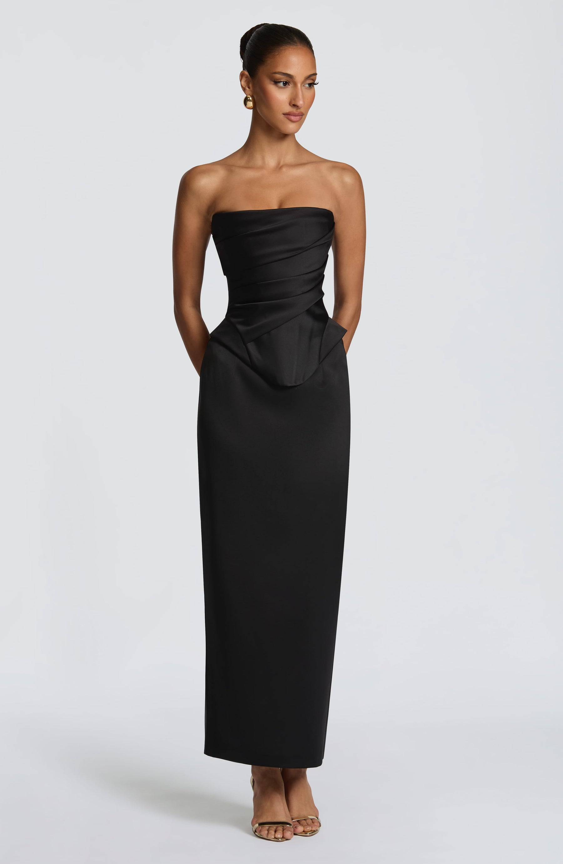 Calliope Midi Skirt - Black R.F