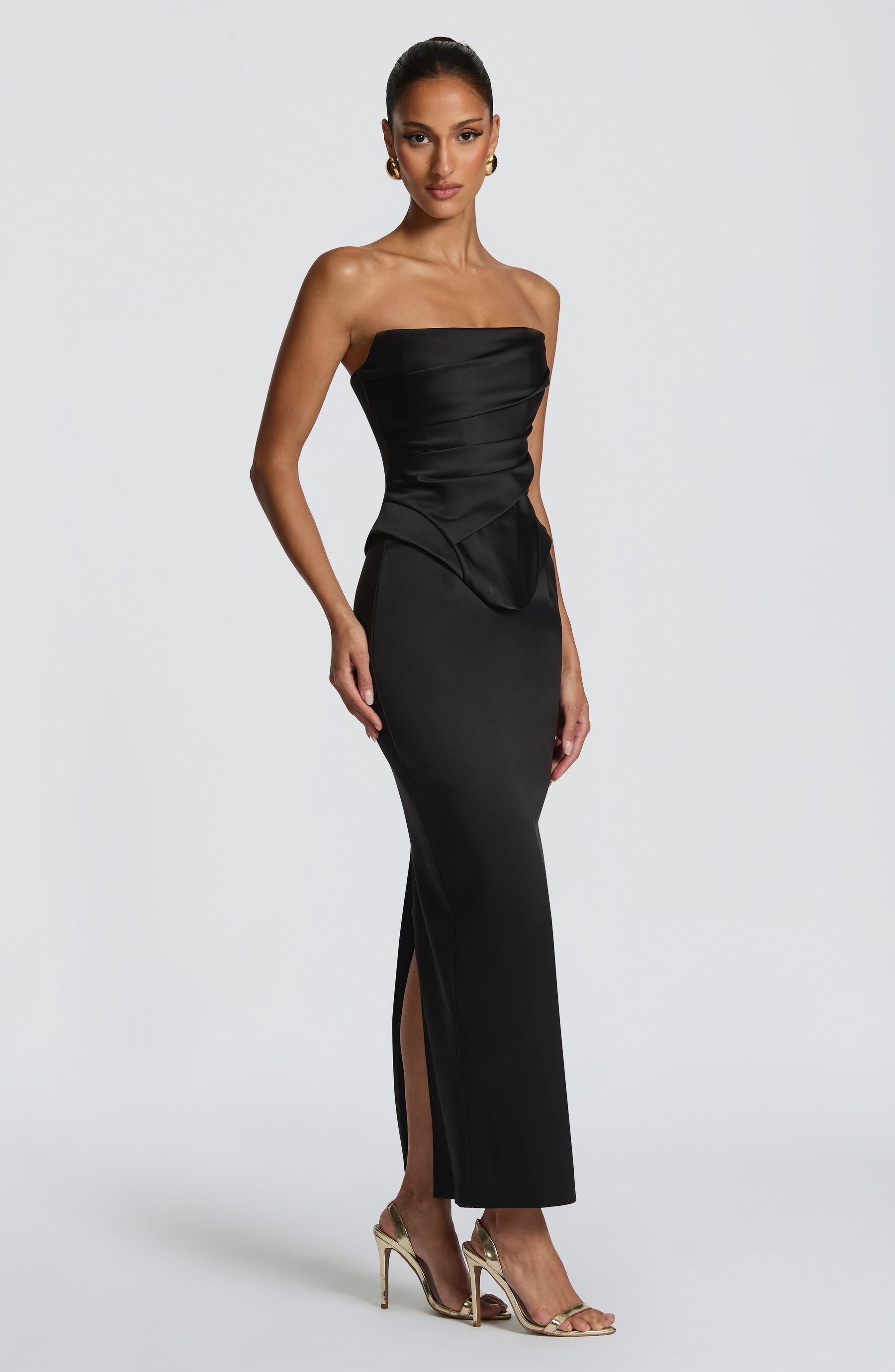 Calliope Midi Skirt - Black R.F