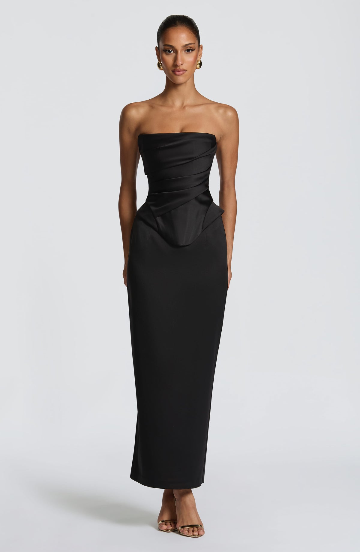 Calliope Midi Skirt - Black R.F