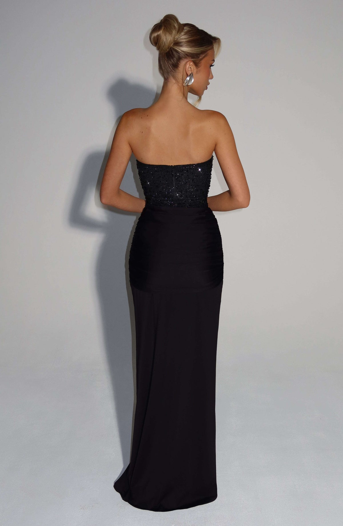 Carina Maxi Dress - Black Ryvelle