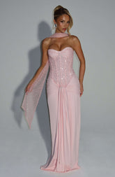 Carina Maxi Dress - Blush Ryvelle
