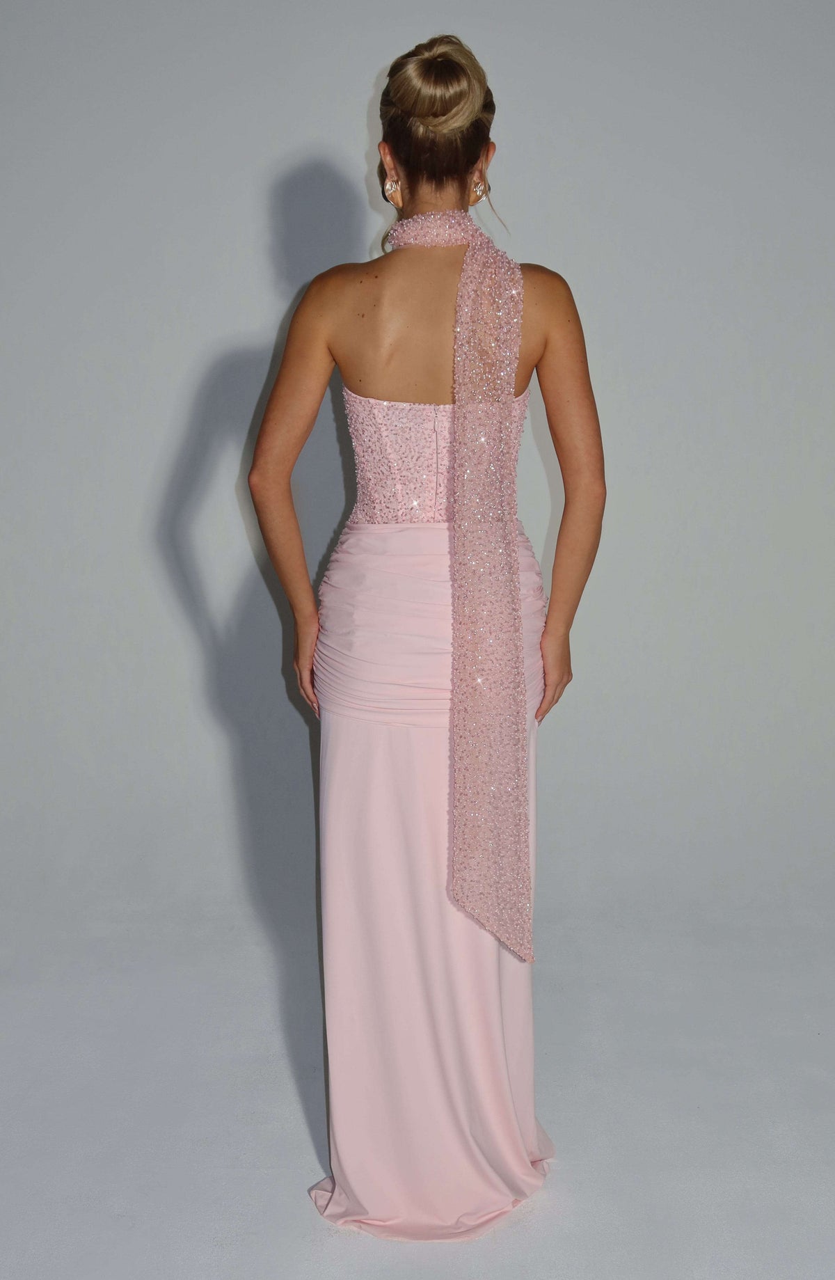 Carina Maxi Dress - Blush Ryvelle