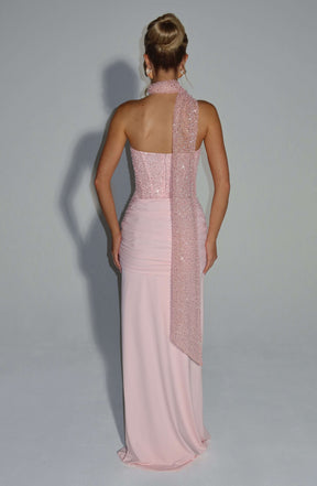 Carina Maxi Dress - Blush Ryvelle