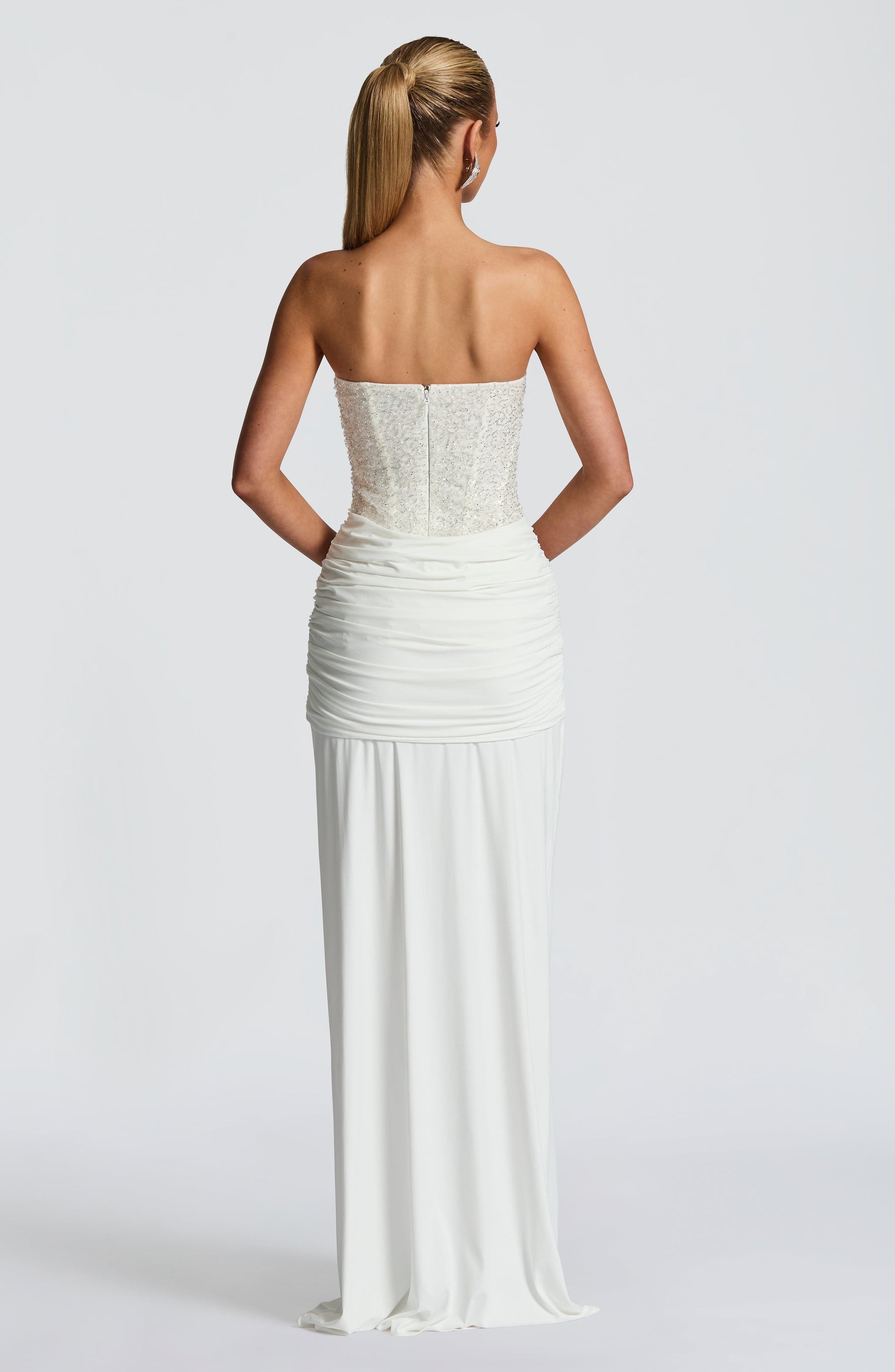 Carina Maxi Dress - Ivory Ryvelle
