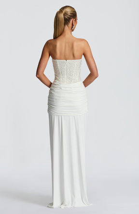 Carina Maxi Dress - Ivory Ryvelle