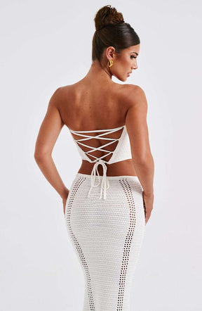 Carly Corset - White Ryvelle