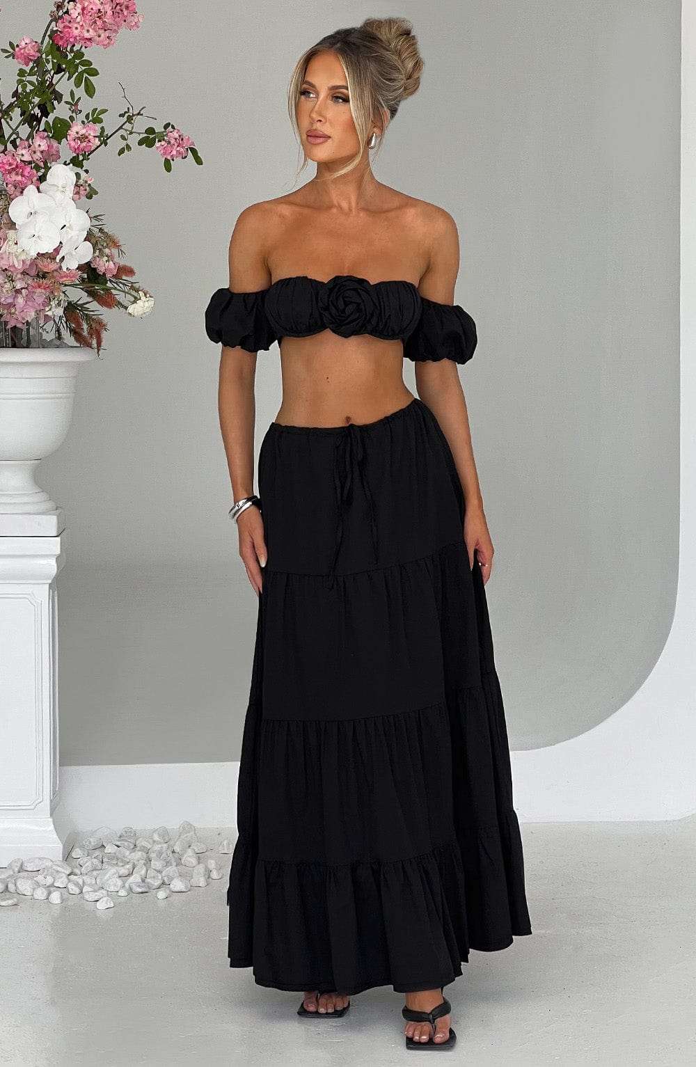 Carmen Top - Black Ryvelle