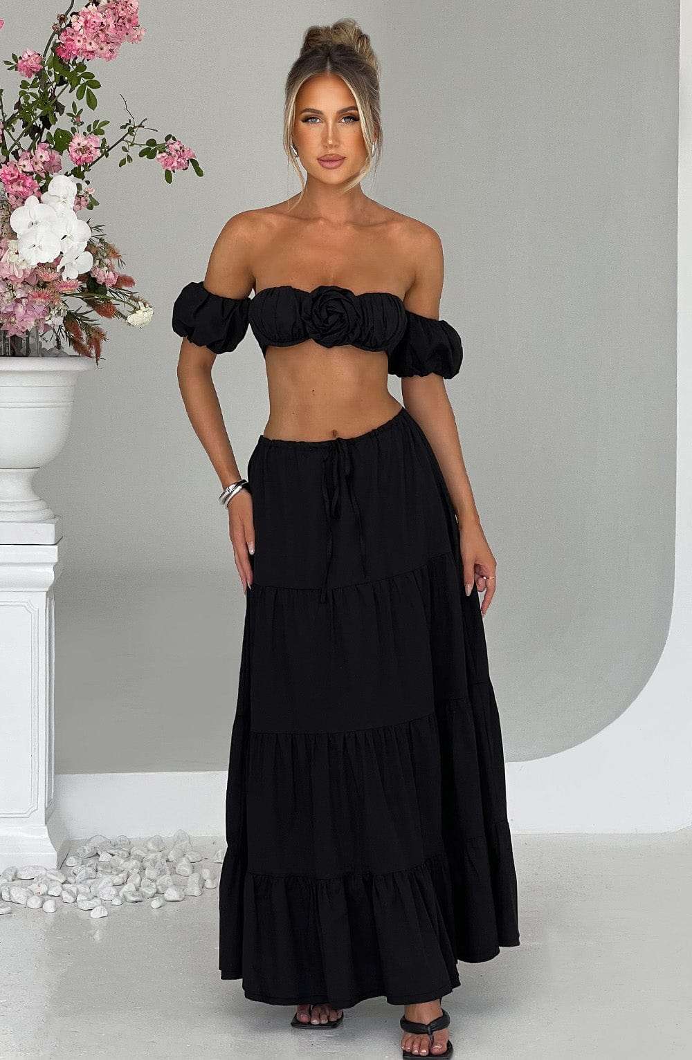 Carmen Top - Black Ryvelle