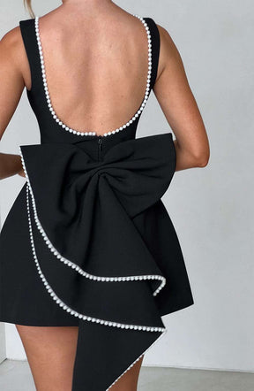 Carrie Mini Dress - Black Ryvelle