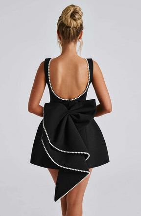 Carrie Mini Dress - Black Ryvelle