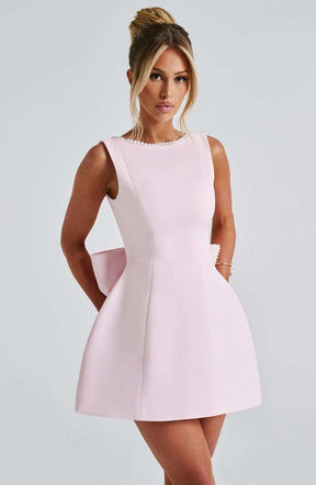 Carrie Mini Dress - Blush Ryvelle