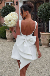 Carrie Mini Dress - Ivory Ryvelle