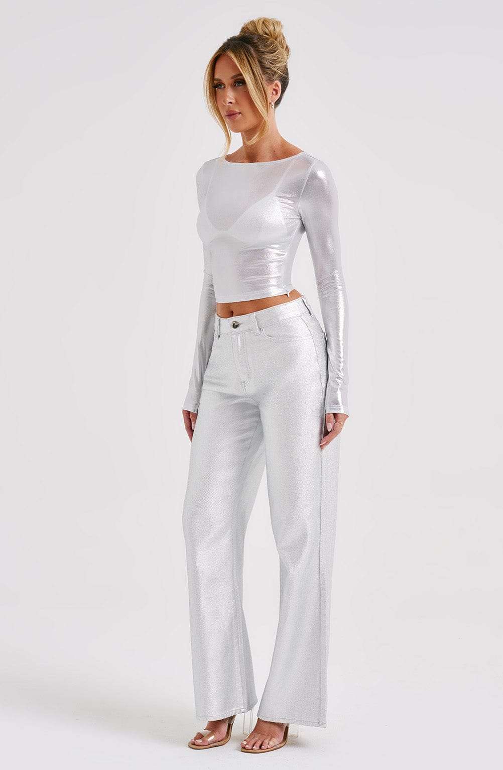 Cassidy Pant - Silver Ryvelle