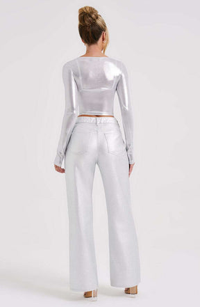 Cassidy Pant - Silver Ryvelle