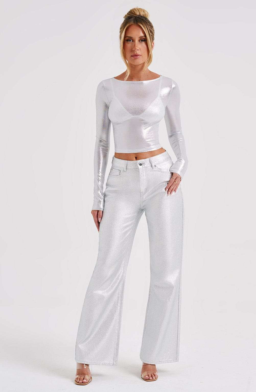 Cassidy Pant - Silver Ryvelle
