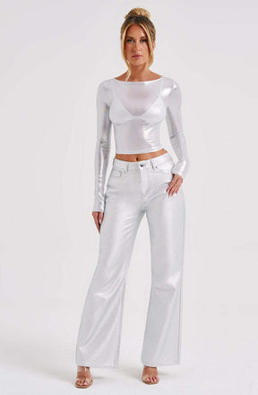 Cassidy Pant - Silver Ryvelle