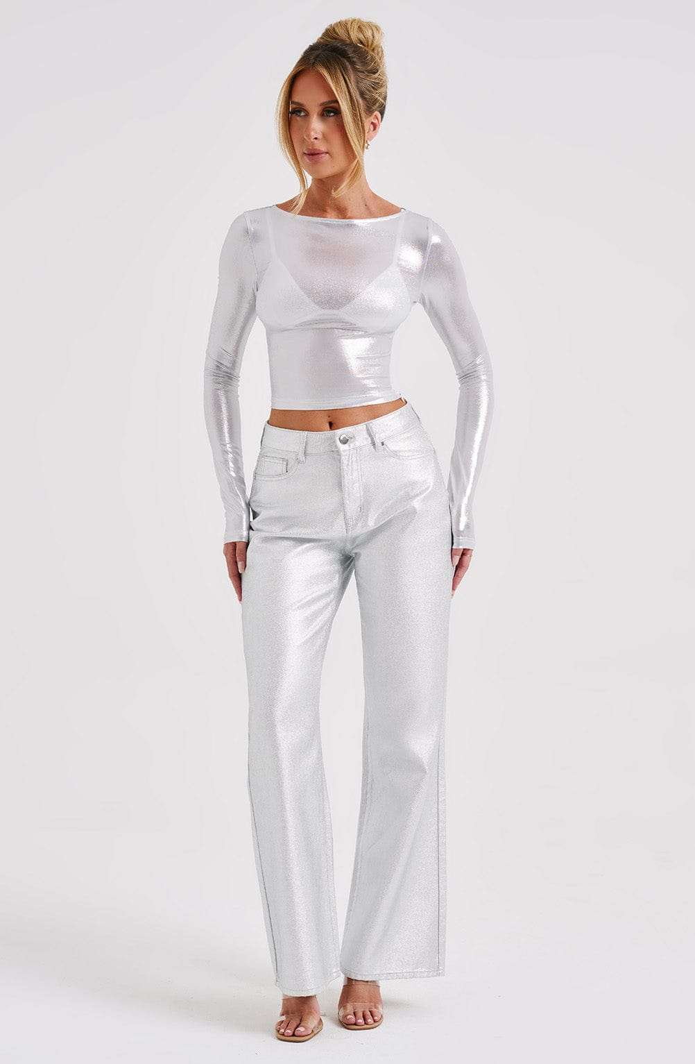 Cassidy Pant - Silver Ryvelle