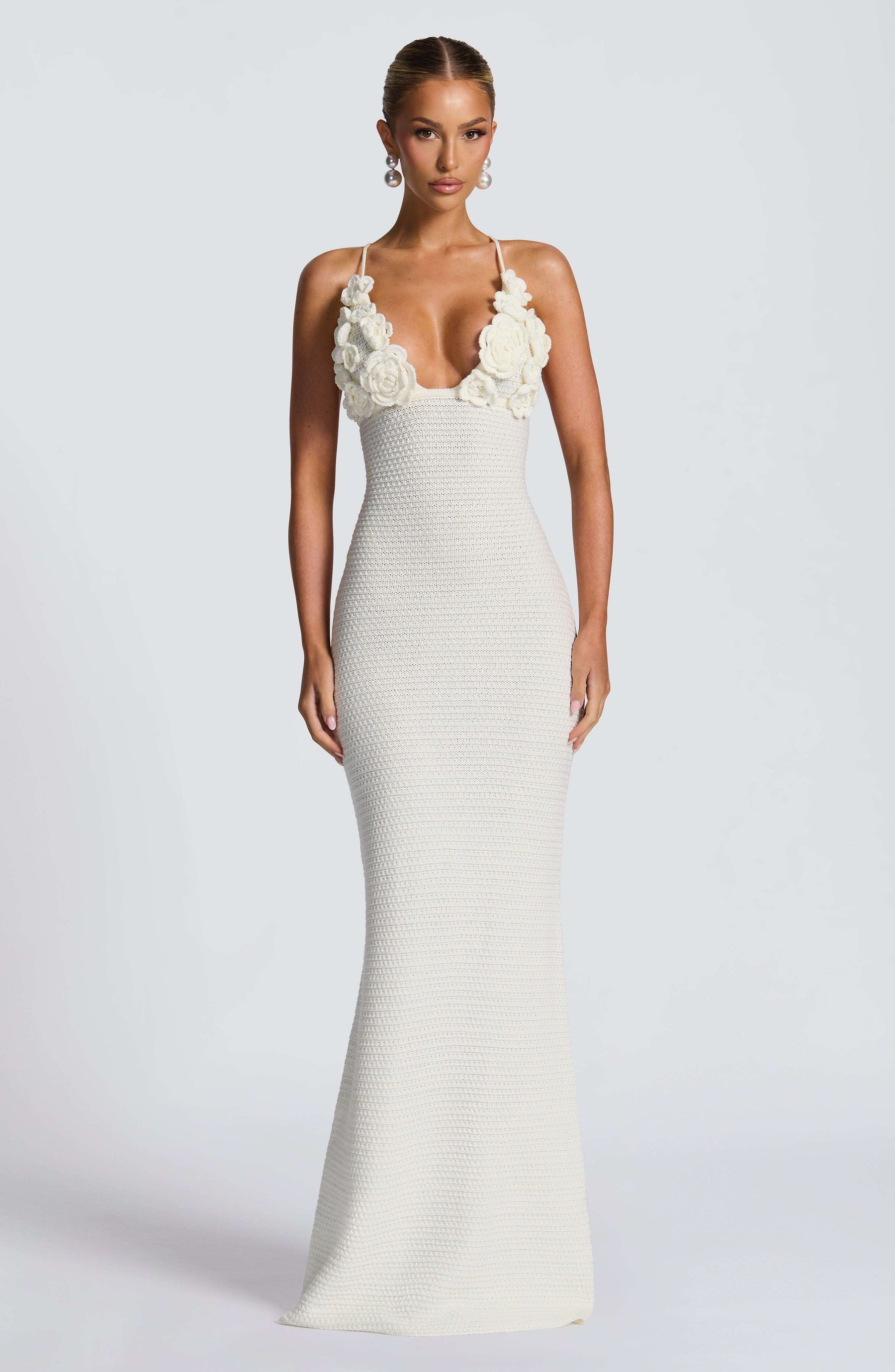 Celaena Maxi Dress - Ivory Ryvelle