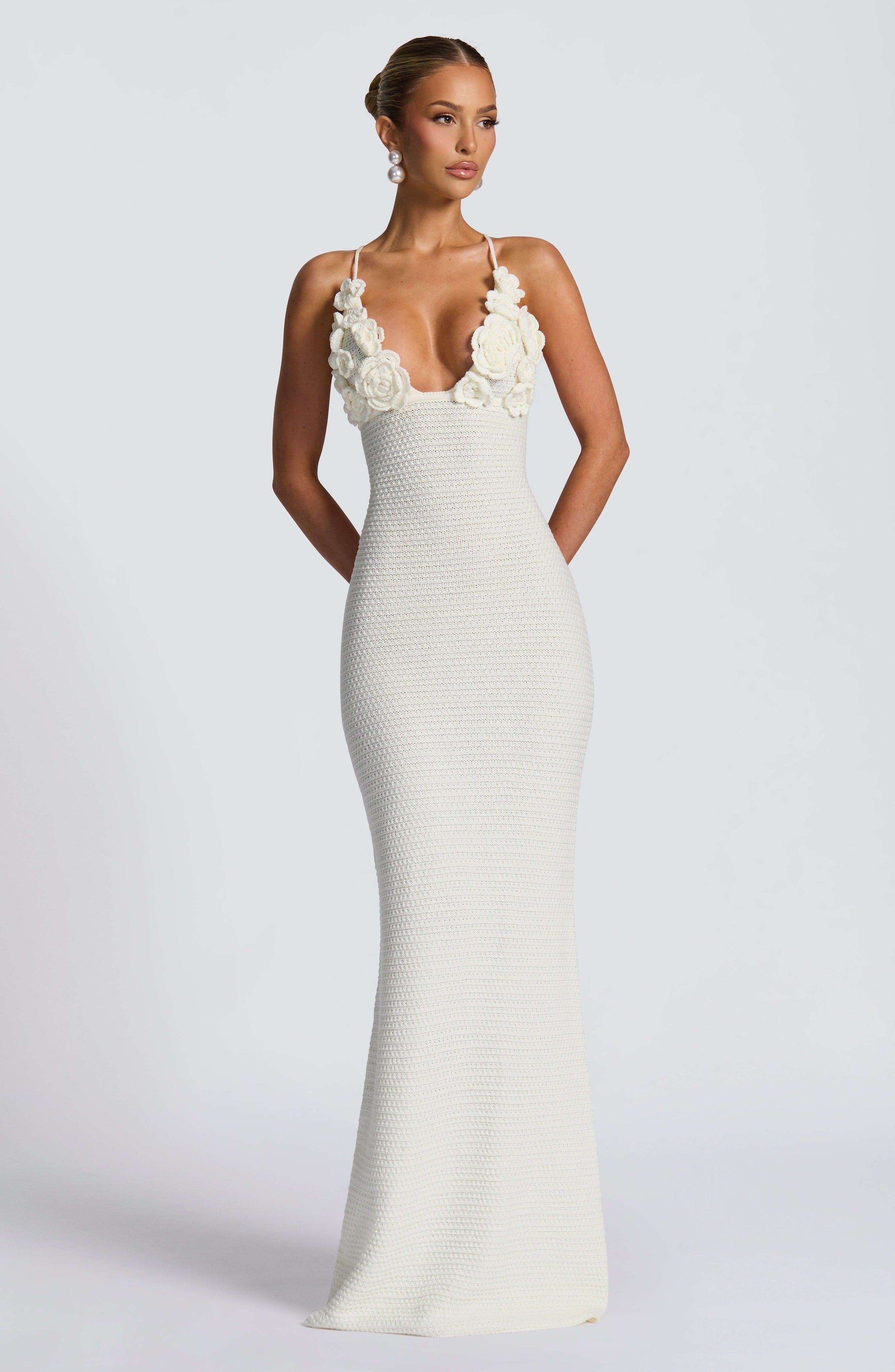 Celaena Maxi Dress - Ivory Ryvelle