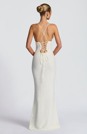 Celaena Maxi Dress - Ivory Ryvelle