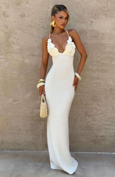 Celaena Maxi Dress - Ivory Ryvelle