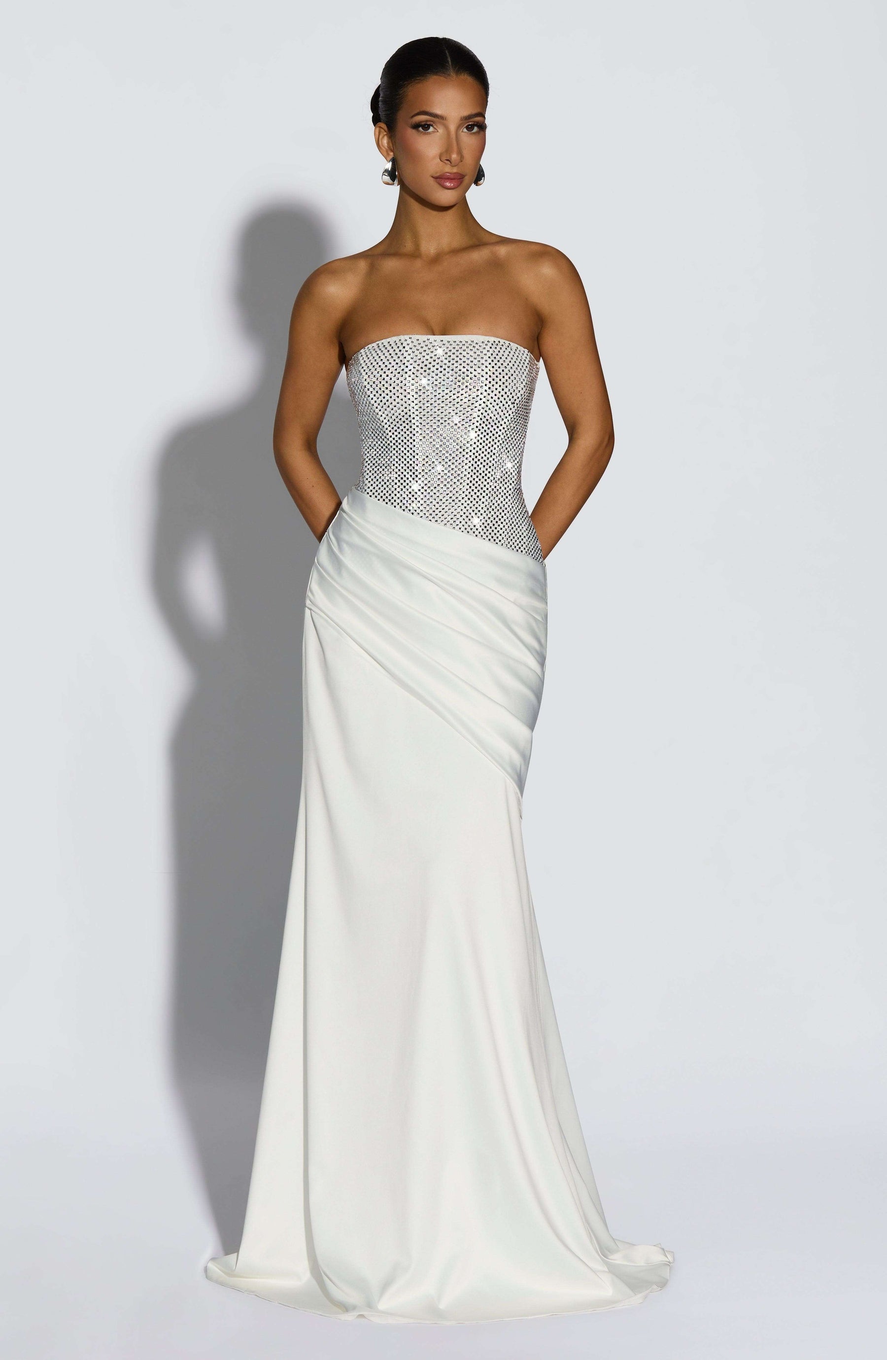 Celestia Maxi Dress - Ivory Ryvelle