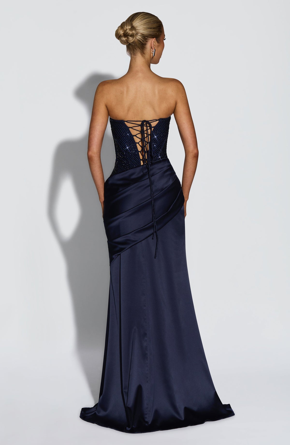 Celestia Maxi Dress - Navy Ryvelle