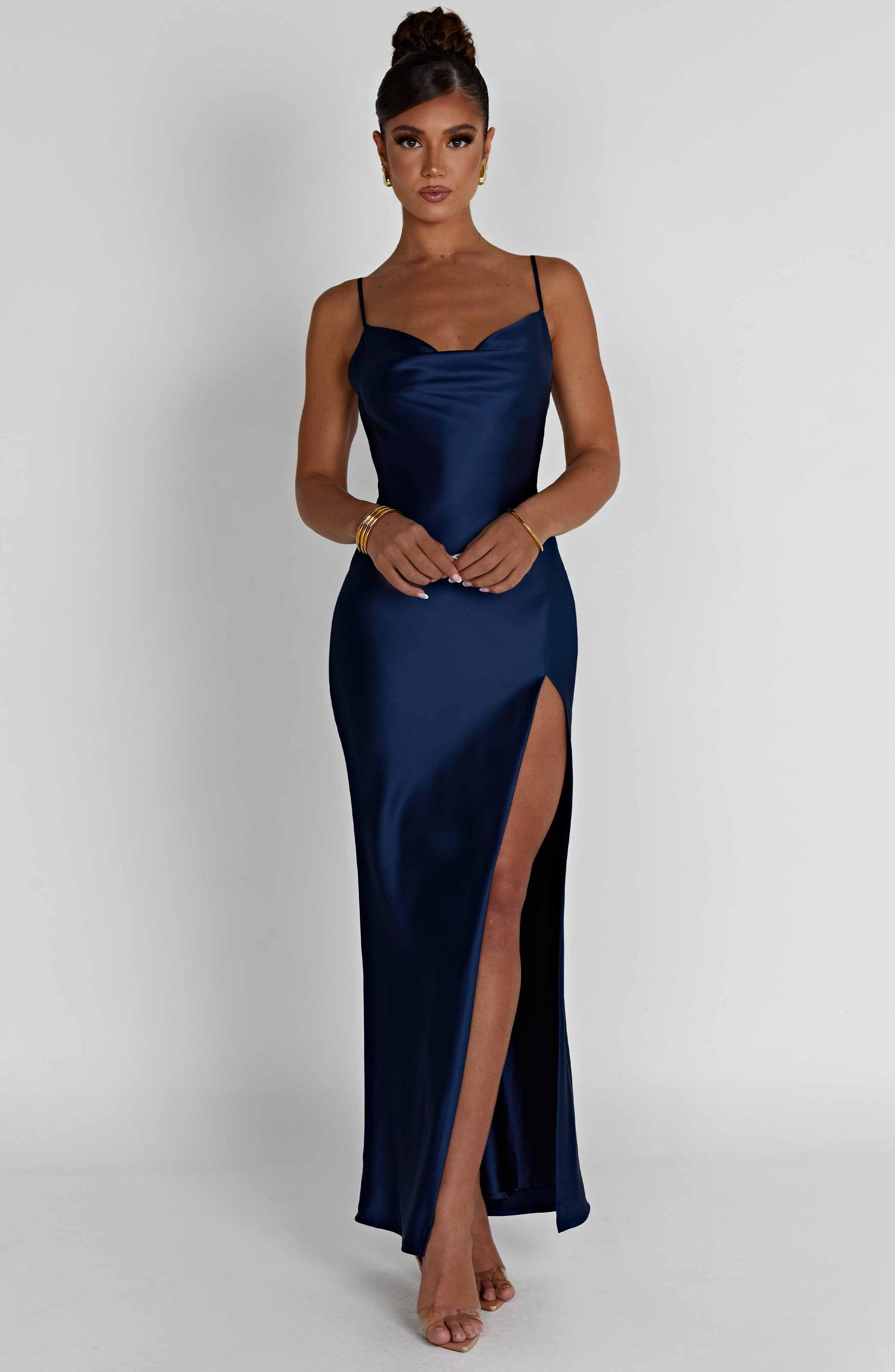 Celestina Maxi Dress - Navy Ryvelle