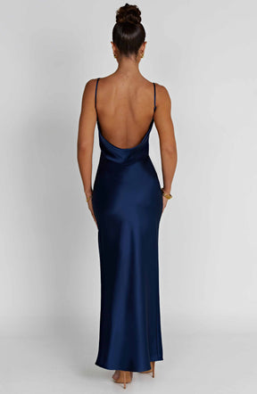 Celestina Maxi Dress - Navy Ryvelle
