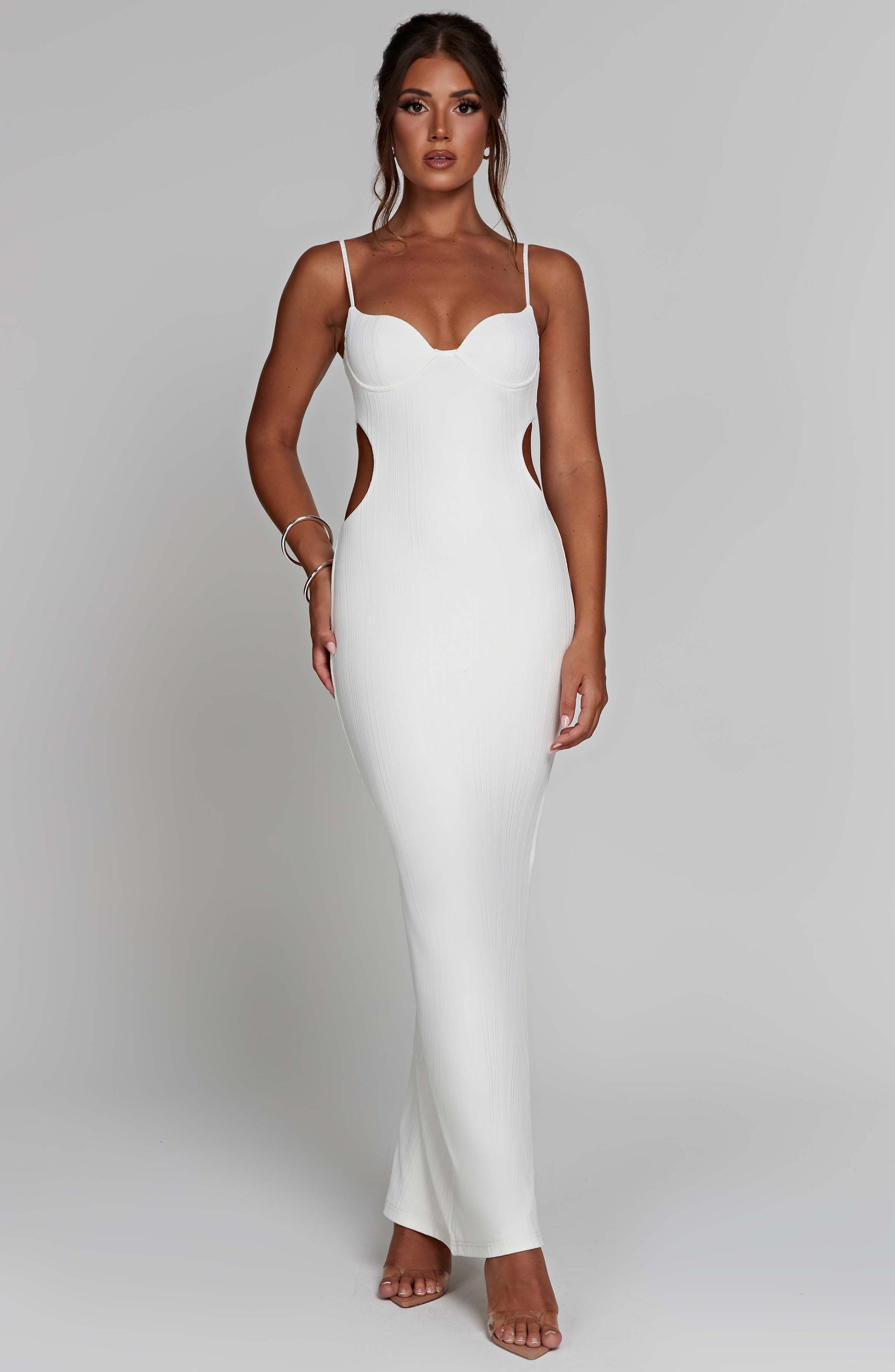 Celine Maxi Dress - White Ryvelle