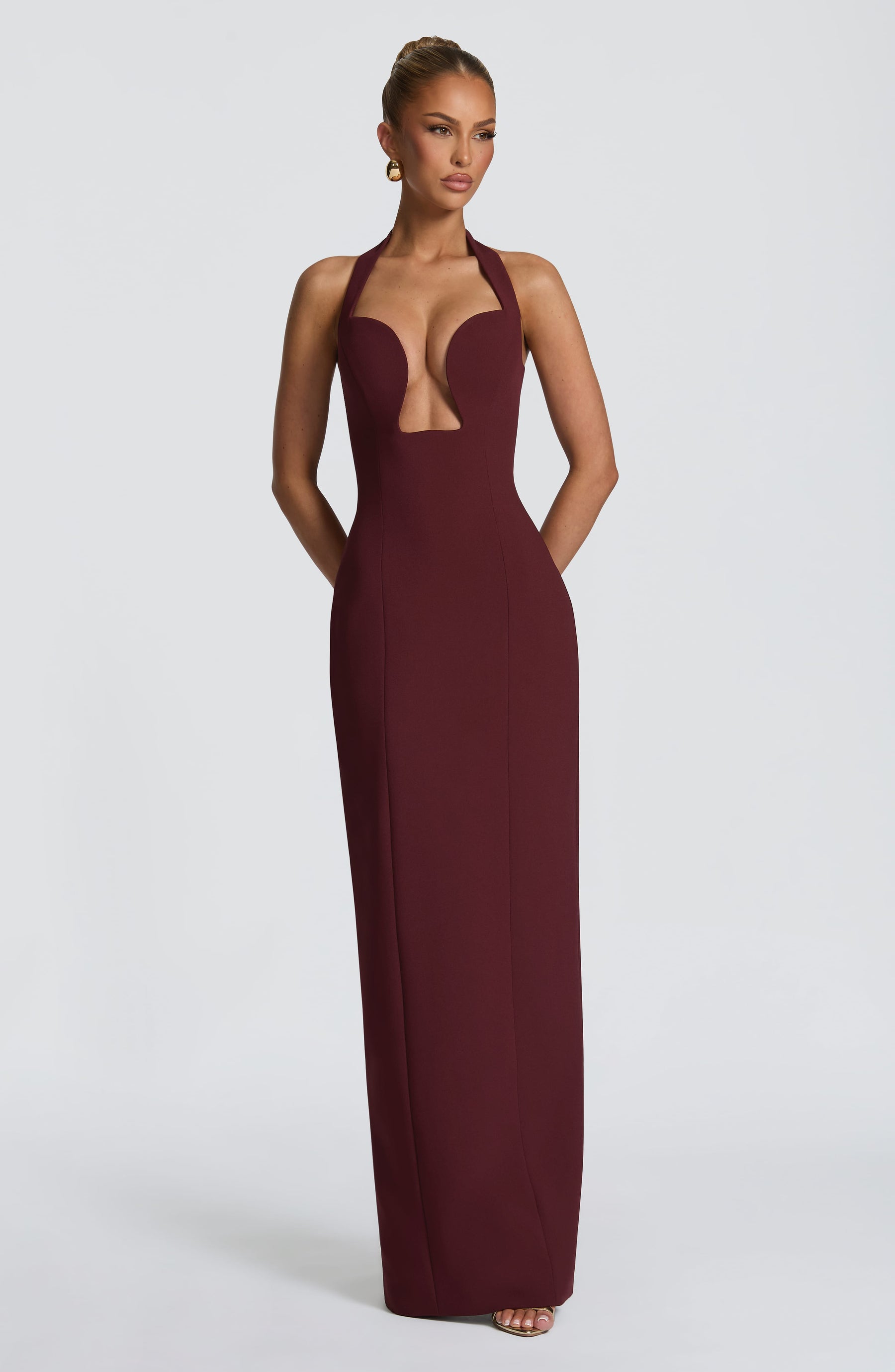 Charlotte Maxi Dress - Cherry Lacquer Ryvelle