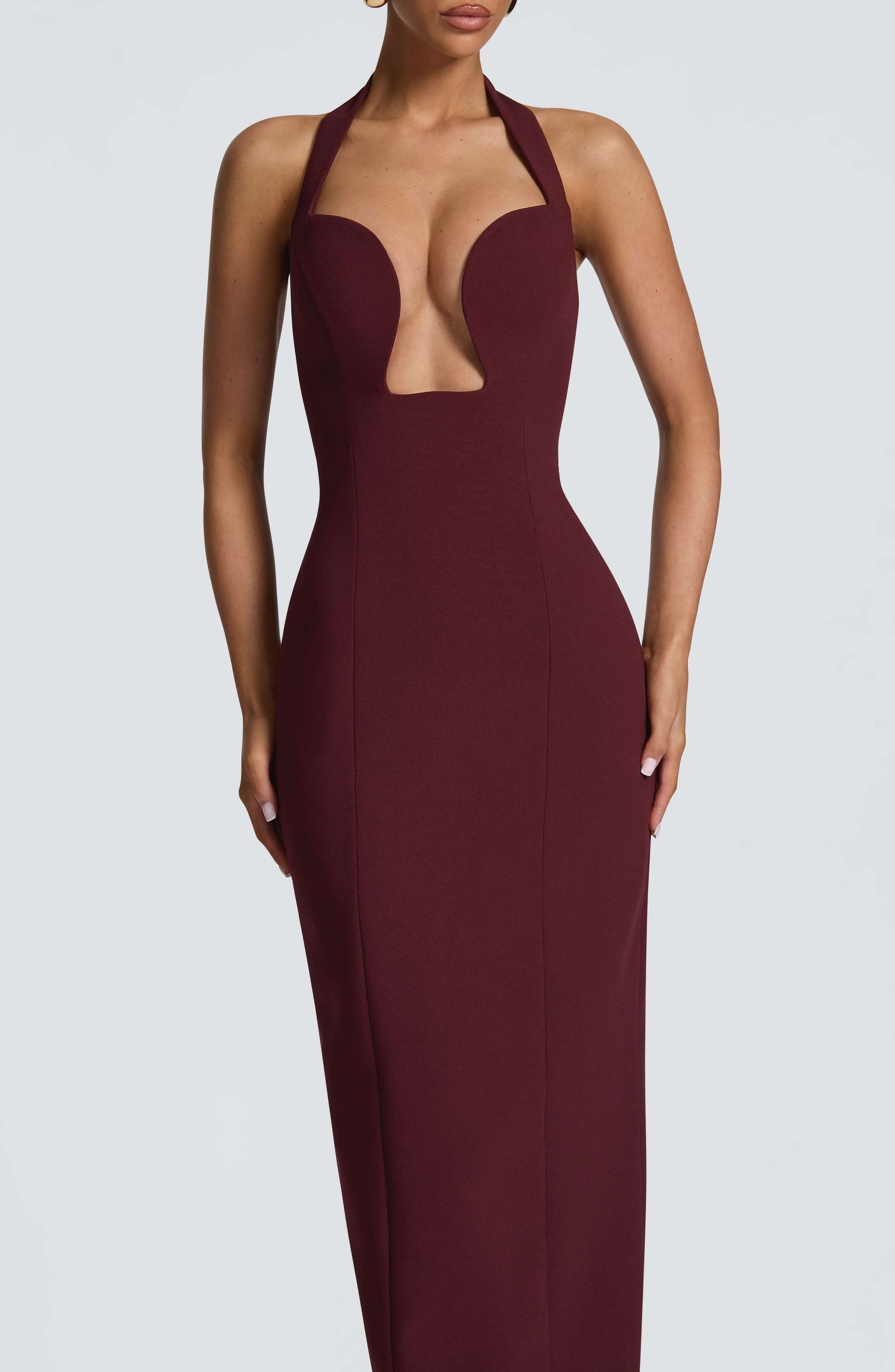 Charlotte Maxi Dress - Cherry Lacquer Ryvelle