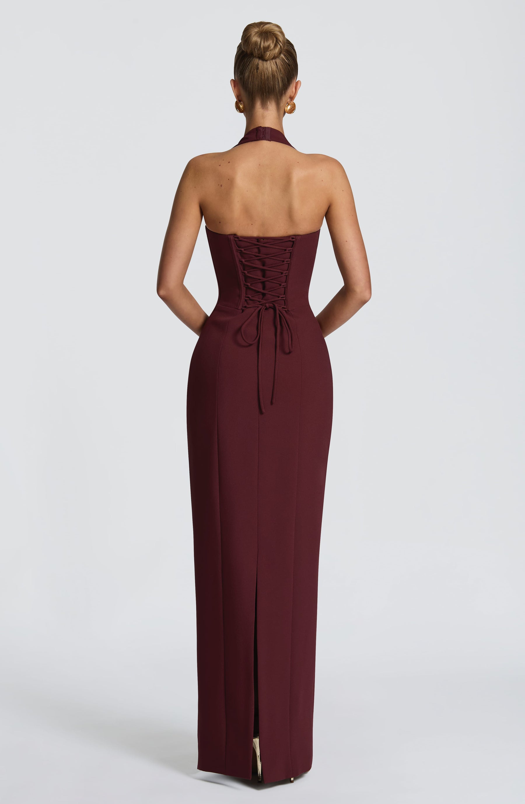 Charlotte Maxi Dress - Cherry Lacquer Ryvelle