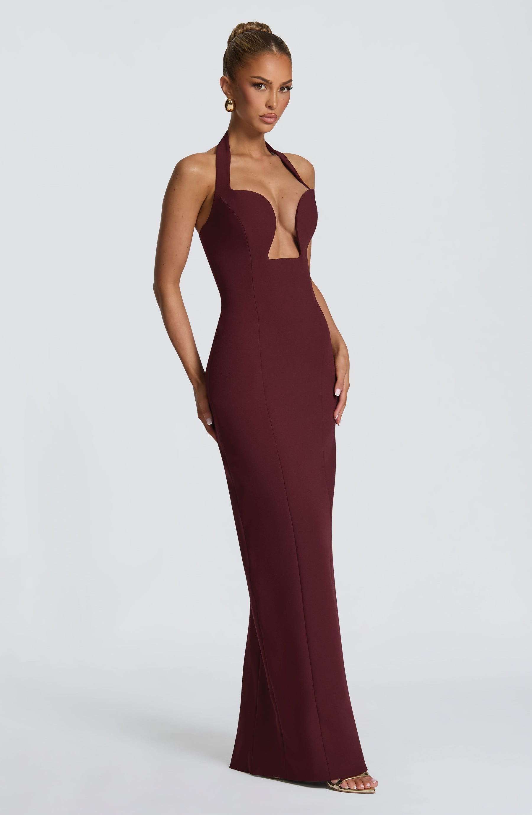Charlotte Maxi Dress - Cherry Lacquer Ryvelle