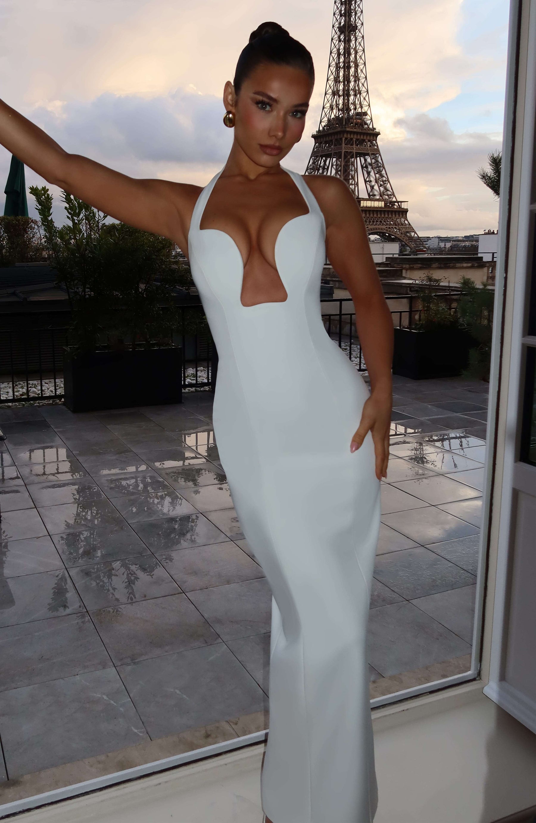 Charlotte Maxi Dress - Ivory Ryvelle