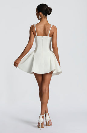 Christie Mini Dress - Ivory Ryvelle