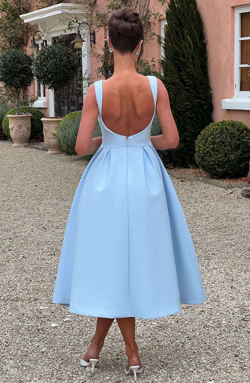 Clarabella Midi Dress - Blue Ryvelle