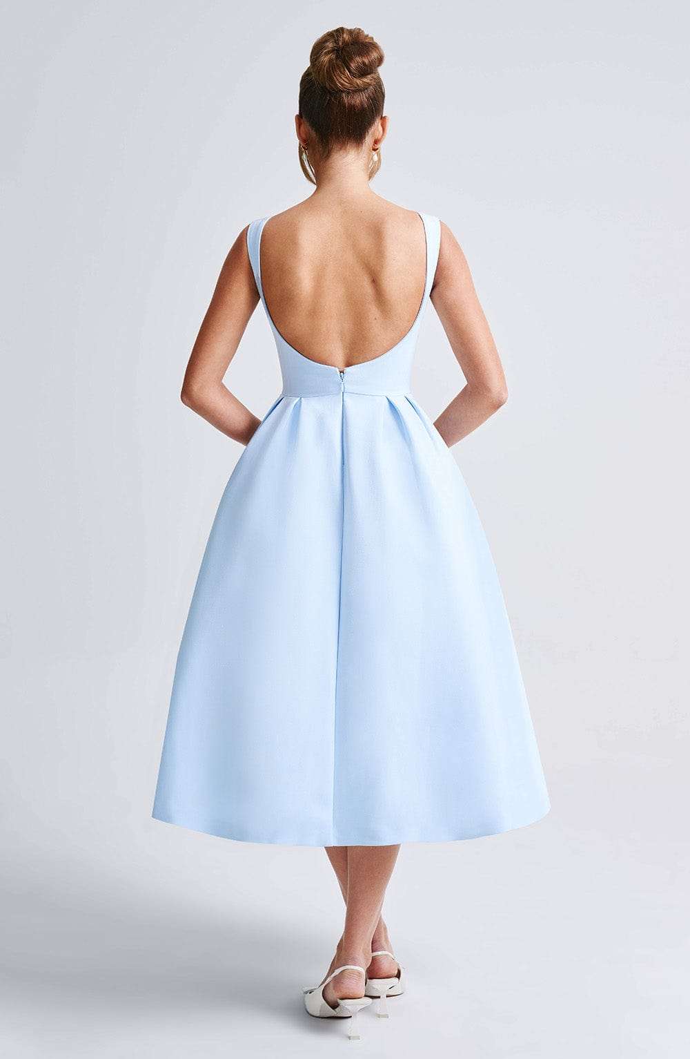Clarabella Midi Dress - Blue Ryvelle