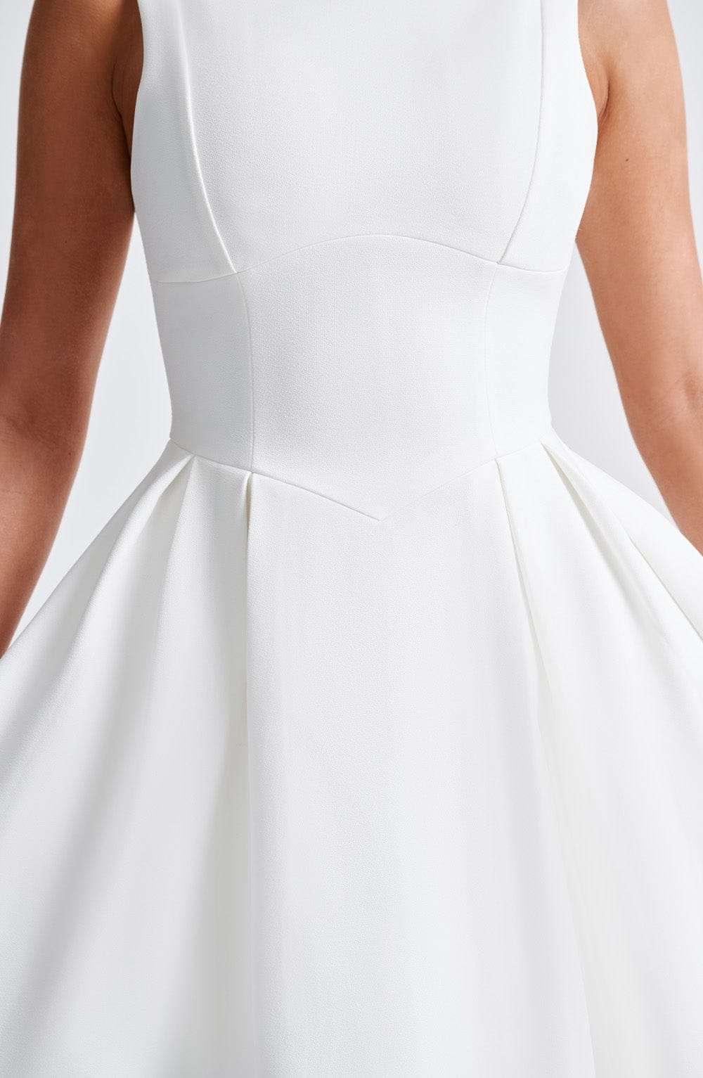 Clarabella Midi Dress - Ivory Ryvelle