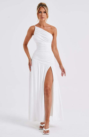 Claudia Maxi Dress - White Ryvelle