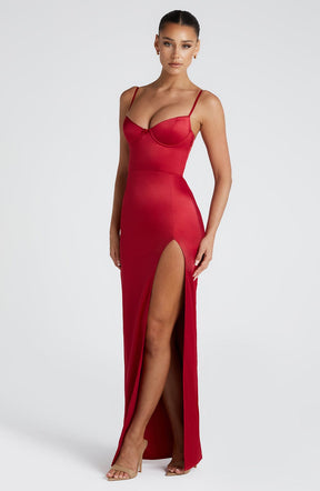 Clementine Maxikleid - Rot