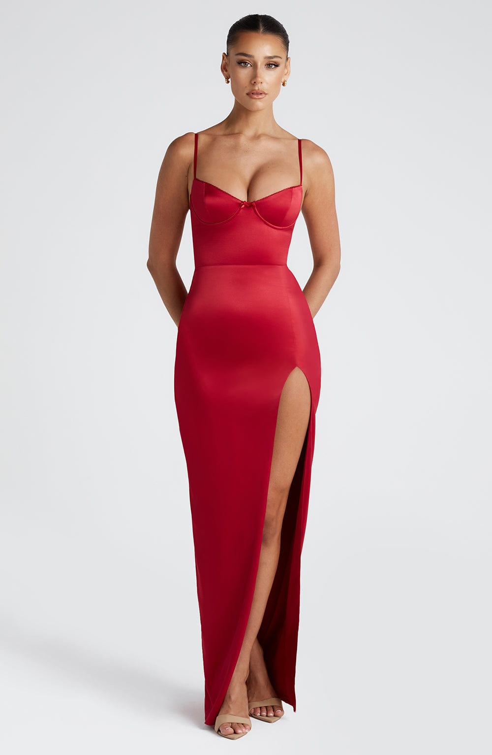 Clementine Maxikleid - Rot