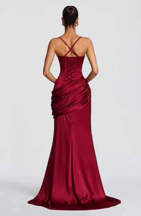 Connie Gown - Burgundy Ryvelle
