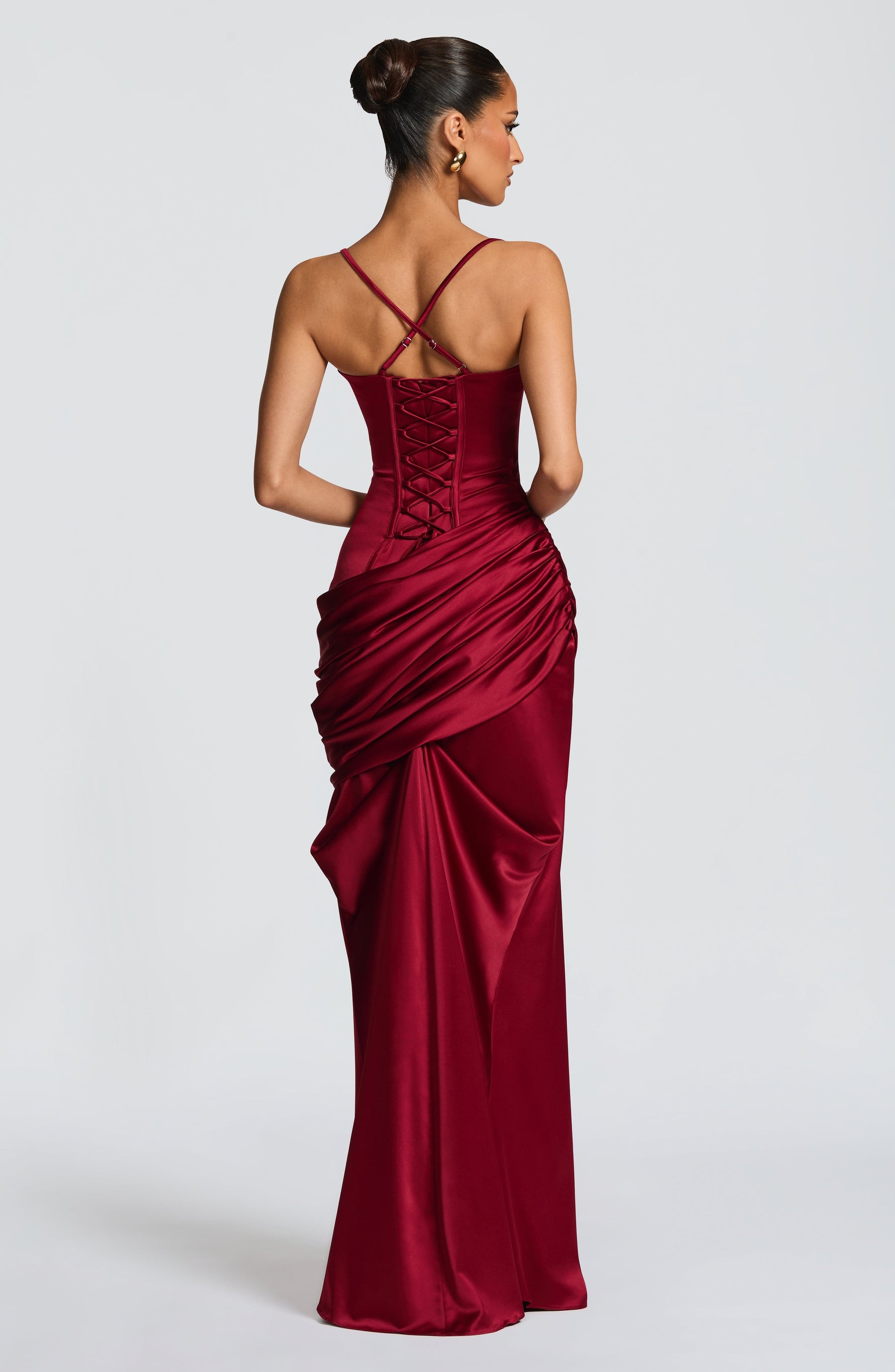 Connie Gown - Burgundy Ryvelle