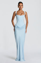 Cornelia Maxi Dress - Baby Blue Ryvelle