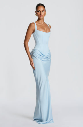 Cornelia Maxi Dress - Baby Blue Ryvelle