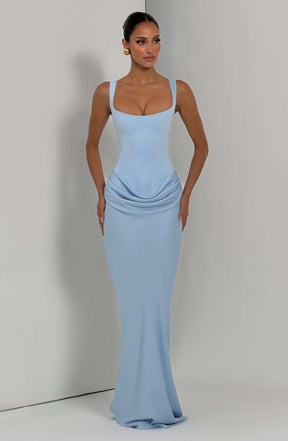 Cornelia Maxi Dress - Baby Blue Ryvelle