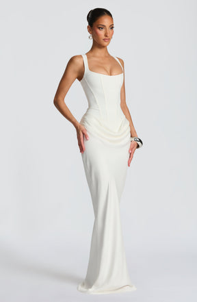 Cornelia Maxi Dress - Ivory Ryvelle
